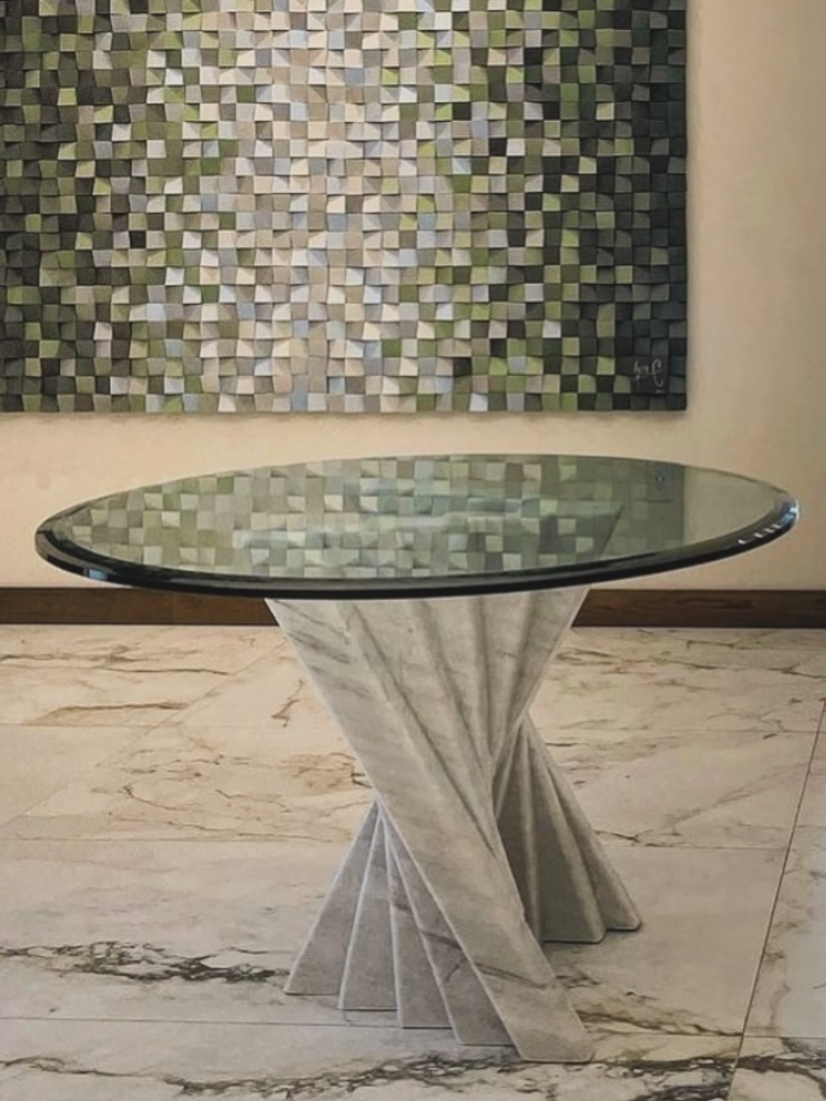 Mesa complementaria 2 M&V Carpinerías Carpintería fina en Puebla Marmol y Granito